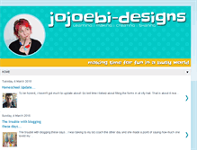 Tablet Screenshot of jojoebi-designs.com